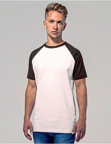 B-BY007-Raglan Contrast Tee